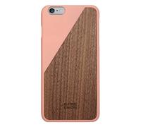 Native Union CLIC Wooden case for iPhone 6 Plus - Handcrafted Real Wood Protective Slim Case Cover - Blossom/Walnut