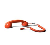 Native Union Pop Phone - Retro Telephone Handset with Mic & Speaker, USB-C for iPhone, iPad, Laptop, Tablet, Samsung S25, Flip 7, Fold 7 - Hybrid Work, Calls, Video Conferences, Meetings (Alarm Red)