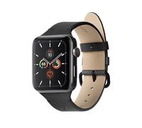 Native Union (Re Classic Strap for Apple Watch 38/40/41mm - Plant-based Materials - Stainless Steel Hardware with Soft Backing - Compatible with Apple Watch Series 1-9, SE & SE 2 (Black)
