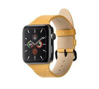 Native Union (Re Classic Strap for Apple Watch 42/44/45/mm - Plant-based Materials - Stainless Steel Hardware with Soft Backing - Compatible with Apple Watch Series 1-9, Ultra & Ultra 2 (Kraft)
