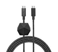 Native Union Type-C Desk Cable - USB-C to USB-C 8ft Ultra-Strong Non-Slip Charging Cable with Anchor Weight Compatible with iPhone 15, MacBook Pro 13" M1/ M2, Air 13"/15", Surface Go 3 (Cosmos)