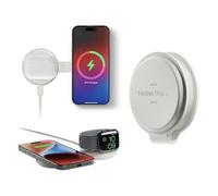 Native Union Voyage 2-in-1 Magnetic Wireless Charger - Foldable Travel Charging Station for iPhone Air, 17, AirPod, Apple Watch & More - Qi2 Certified & MagSafe Compatible up to 15W (Sandstone)