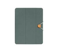 Native Union W.F.A iPad Folio - Foldable Stand and Cover Made of Recycled Materials Compatible With iPad Air 11" M2, iPad Pro 11" M2 with Easy Magnetic Attachment, Button & String Design (Slate Green)