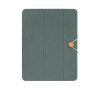 Native Union W.F.A iPad Folio - Foldable Stand and Cover Made of Recycled Materials Compatible with iPad Air 13" M2, iPad Pro with Easy Magnetic Attachment and Button and String Design (Slate Green)