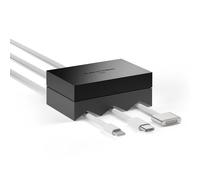 Native Union Weighter - Cable Weight/Holder Desk Accessory for Workspace or Nightstand - Non-Slip Cable Organizer - Metal and Silicone Design - For All Cables including USB-C & Lightning (Black)