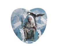 Native USA Indian Wolf Ea-gles Car Air Freshener Decorative Hanging Aromatherapy Tablets for Car Trucks Love form