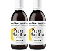 Native Vanilla - Pure Vanilla Extract - 118ml (4 oz) - Made from Premium Vanilla Bean Pods - for Chefs and Home Cooking, Baking, and Dessert Making (Pack of 2)