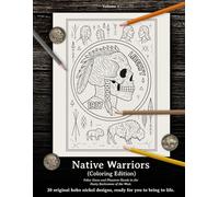 Native Warriors (Coloring Edition): Carved courage and ancestral fire on the Buffalo Nickel.