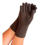 Native World Extended Glove | Possum Merino & Silk | Soft, Warm & Lightweight Knit Gloves for Men & Women | Made in New Zealand (Cocoa, Small)