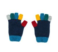 Native World Kids Possum Merino Wool Fingerless Gloves - Childrens Gloves Soft, Extremely Warm Childs Mittens (Twilight Blue, Large (7-8 yrs))