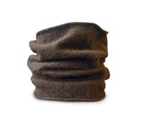 Native World Plain Neckwarmer | Possum Merino & Silk | Warm, Soft & Lightweight Knit Neck Gaiter for Men & Women | Made in New Zealand (Cocoa)
