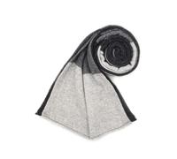 Native World Possum Merino Wool Travel Scarf - Warm Winter Scarf for Women and Men - Unisex Scarf Wrap (Charcoal Stripe)
