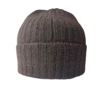 Native World Possum Merino Wool Women's Rib Beanie Hat - Warm Soft Winter Beanie for Ladies & Men (Cocoa)