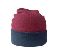Native World Women's Possum Merino Wool Beanie Hat - Reversible Warm Winter Hat - Soft Beanie (Cherry & Ink)
