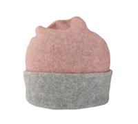 Native World Women's Possum Merino Wool Beanie Hat - Reversible Warm Winter Hat - Soft Beanie (Lily &Silver)