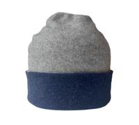 Native World Women's Possum Merino Wool Beanie Hat - Reversible Warm Winter Hat - Soft Beanie (Silver & Twilight)