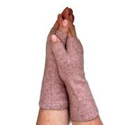 Native World Womens Possum Merino Wool Wrist Warmers, Hand Warmers Fingerless Gloves Mittens For Women (Lily)