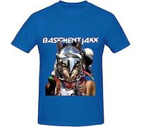 Natividad Olive Basement Jaxx Scarszephyr Scars Funk Men Round Neck Big Tall Shirts Black(Medium)
