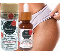 Nativilis Amazonian Dragons Blood (trilipid complex enriched) Virgin Rainforest Bio Oil - UCUUBA - BACURI - PRACAXI - Benefits: anti-stretch marks properties stimulating collagen 30ml - Copaiba