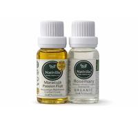 Nativilis Amazonian Hair & Skin Oil Bundle - Virgin Maracuja Passion Fruit & Organic Rosemary | Omega 6 | Scalp Care & Natural Glow