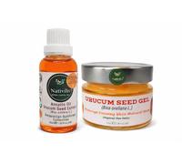 Nativilis Amazonian Urucum Skin Care Bundle - Annatto Oil 30ml + Urucum Seed Gel - Natural Antioxidant, Tanning Glow & Skin Protection