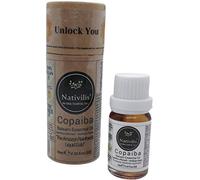 Nativilis Copaiba Balsam Essential Oil (10ml) - 100% Natural (Copaifera Officinalis) GC/MS Tested