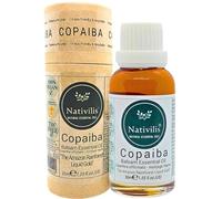 Nativilis Copaiba Balsam Essential Oil (30ml)- 100% Natural (Copaifera Officinalis) (GC/MS Tested) - Melasma Collagen Synthesis Anti-Aging Anti-Wrinkle