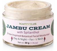Nativilis Jambu Cream B-tox Inspired - 100% Vegan - Botanical Face Cream with Spilanthes Acmella Oleracea Extract - For a Nourished Skin Feel - Day & Night - 50 g