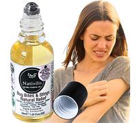 Nativilis Natural Relief for bug bites stings mosquito nettle fleas Organic Essential Oil Formula Roll on ball Stainless Steel 30ml Daily Use Travel Easy to carry in your purse bag Copaiba Properties
