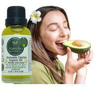 Nativilis Organic Avocado Carrier Oil (Persea americana) Hair, Face & Skin - Natural Cold Pressed - Rich in vitamins A, B1, B2, B3, B5, B6, B8, B9, D, E and K - Moisturizes Dry Skin - Copaiba