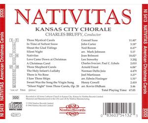 NATIVITAS - AMERICAN CAROLS / THE KANSAS CITY CHORALE NEW CD