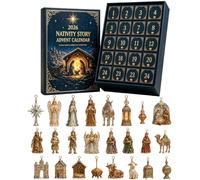 Nativity Advent Calendar 2026 - 24 Day Nativity Scene Christmas Countdown