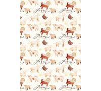 Nativity Animals “Jesus” Christmas Notebook: 6x9 inch | 120 pages | A soft nativity animal Christmas journal with “Jesus” and Luke 1-2