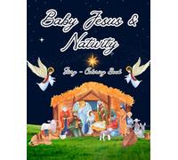 Nativity & Baby Jesus Coloring Book: Beautiful Christmas Story Coloring Pages of Mary, Joseph, Angels, Shepherds, and Wise Men - Faith-Based Coloring Book for Kids and Families (vibeXmas)