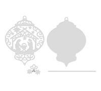 Nativity Bauble Sweet Dixie Cutting Die, Silver