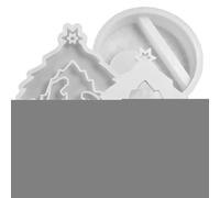 Nativity Candle Molds | Nativity Scene Sculpture Silicone Clay Mold | Multifunctional Soap Making Moulds for Adults Mom Friends Kids Family Crafting Projects