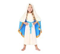 Nativity Costume for Kids - Complete Set with Robe, Shawl, Hat & Belt | Child's Joseph, Shepherd or Innkeeper Outfit for Church Plays, School Christmas Events & Family Role-Play
