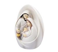 Nativity Figures | Resin Nativity Figurine 4in - Collectible Religious Statue Craft for Indoor Holiday Home Decor Fireplace Mantle Centerpieces Christian Room Tabletop Birthday Party