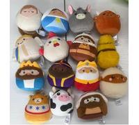 Nativity Figures Set for Children and Toddlers, 16-Piece Plush Christmas | 16 soft plush figures for imaginative play, family time, Christmas decoration and for telling the Christmas story