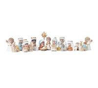 Nativity Figures Set - Holy Holidays Representation, Classic Religious Resin Collectible Figurines Design | Spiritual Birth Porch Table