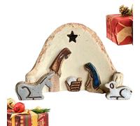 Nativity Figures, Small Jesus Nativity Figures, Relay Plate Decoration, Christmas Decoration for Table, Photo , Church Altar, Bookshelf Decoration