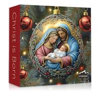 Nativity Jigsaw Puzzle 1000 Pieces for Adults, Christmas Nativity Scene with Baby Jesus,Mary,Joseph, Xmas Holiday Religious Jigsaw Puzzle Christmas Decoration