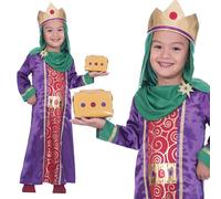 Nativity King Fancy Dress Costume for Children | Children Ages 7-8 yrs