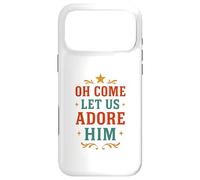 Nativity Oh Come Let Us Adore Him Vintage Womans Christian Case for iPhone 17 Pro Max