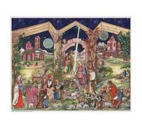 Nativity Richard Sellmer Advent Calendar 355 x 265 mm glitter