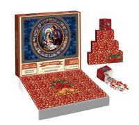 Nativity Scene Advent Puzzle,Advent Calendar 2023,Advent Calendar Puzzle Nativity Scene,24 Days Countdown To Christmas Gifts