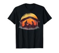 Nativity Scene Christmas Baby Jesus Reason for The Season T-Shirt