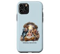 Nativity Scene Christmas Emmanuel, God with Us Xmas Case for iPhone 11 Pro