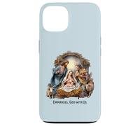 Nativity Scene Christmas Emmanuel, God with Us Xmas Case for iPhone 13