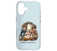 Nativity Scene Christmas Emmanuel, God with Us Xmas Case for iPhone 17